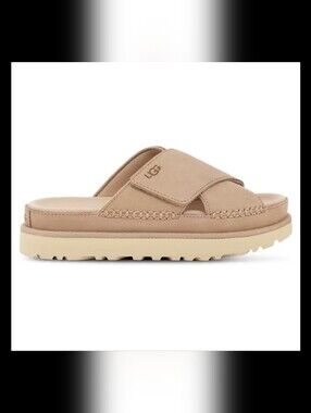 UGG Goldenstar Cross Slide NEW in Driftwood sz 8